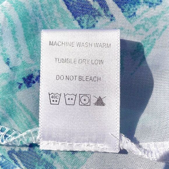 Francesca's  Palm Leaf Swim Coverup - Picture 6 of 6